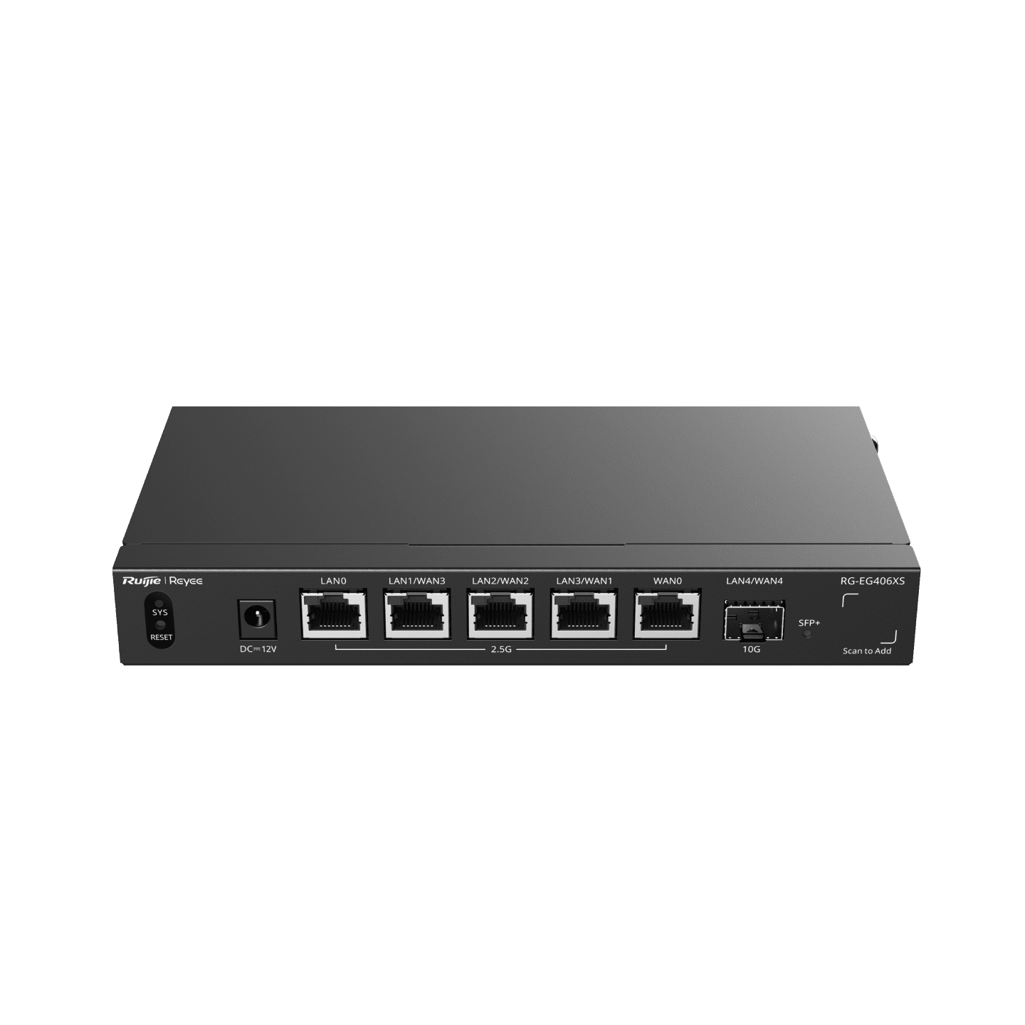 Ruijie Reyee RG-EG406XS 2.5G cloud router front view