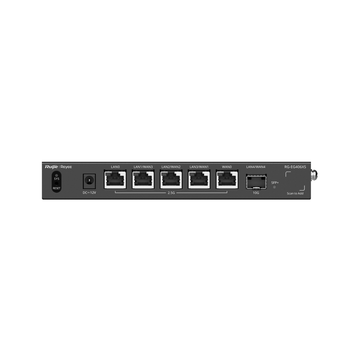 Ruijie Reyee RG-EG406XS 2.5G cloud router product view 2
