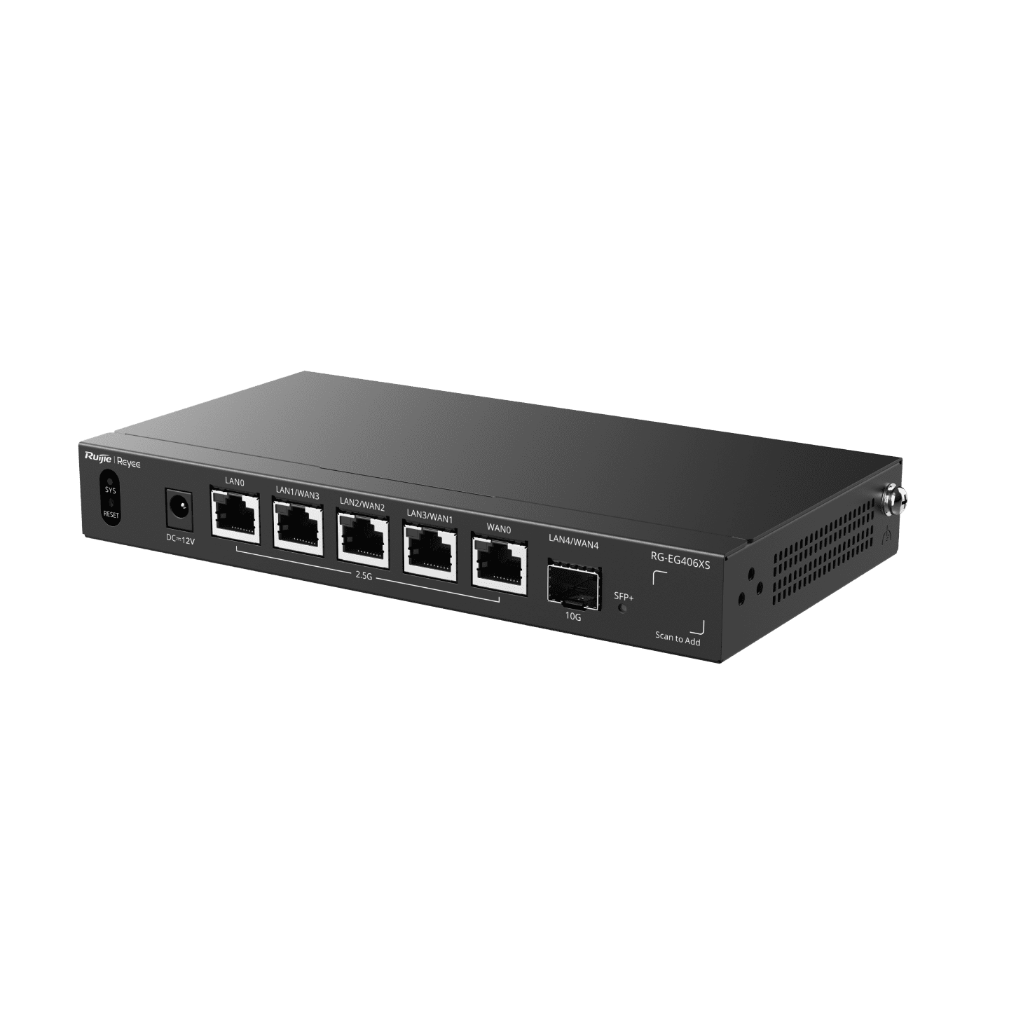 Ruijie Reyee RG-EG406XS 2.5G cloud router product view 3
