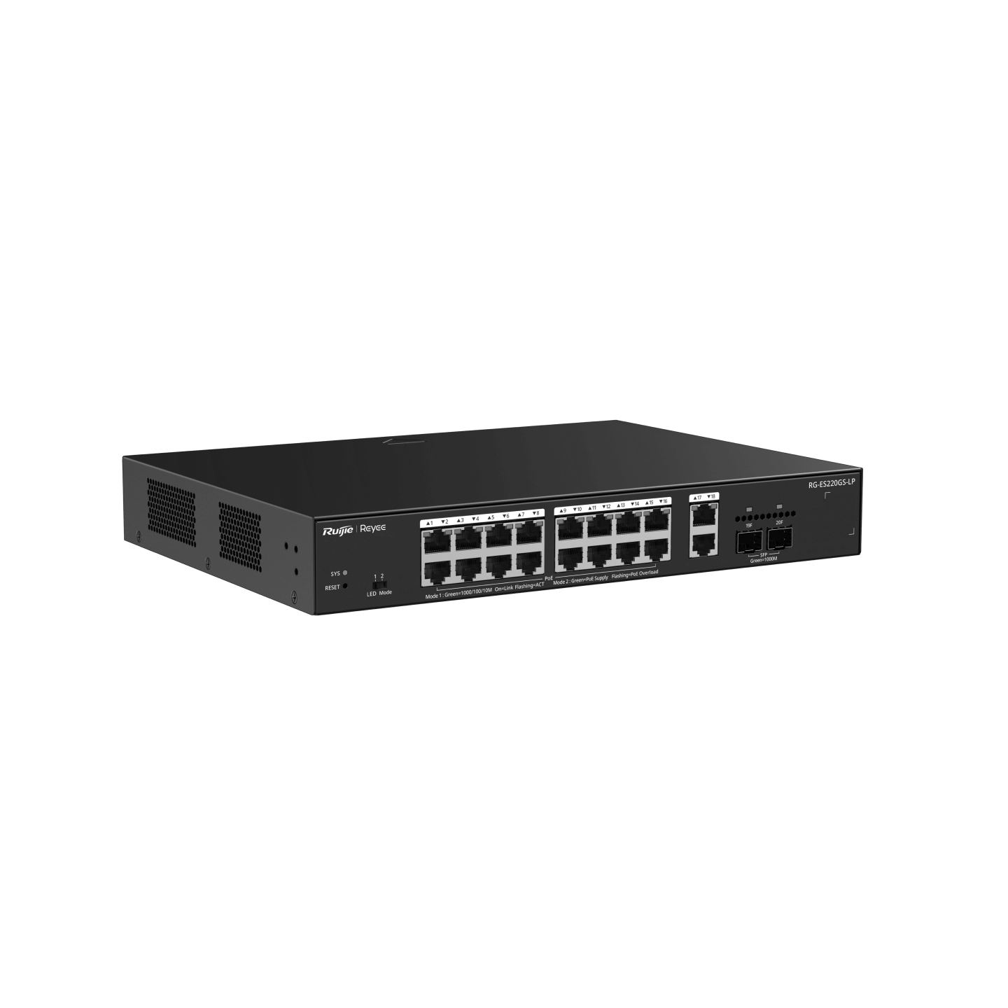 Ruijie Reyee RG-ES220GS-LP, 20-Port Gigabit Smart Cloud Managed PoE Switch - Image 3