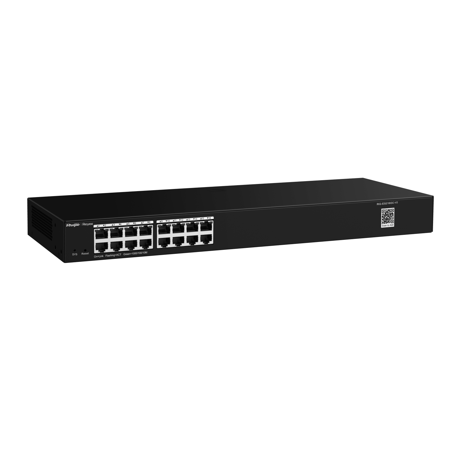 Ruijie Reyee RG-ES216GC-V2, 16-Port Gigabit Smart Cloud Managed Non-PoE Switch - Image 4