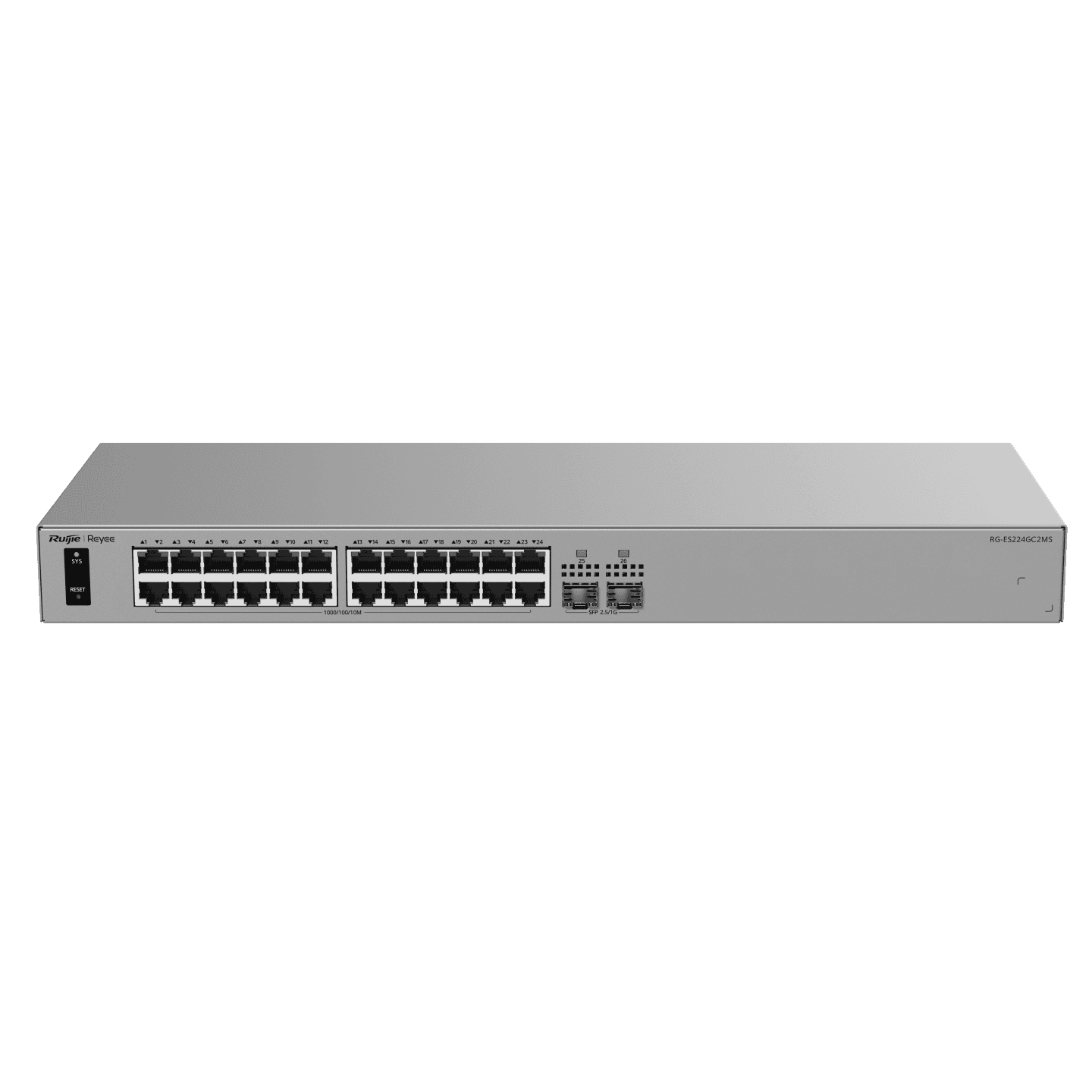 Ruijie Reyee RG-ES224GC2MS 24-Port Gigabit Smart Cloud-Managed Non-PoE Switch