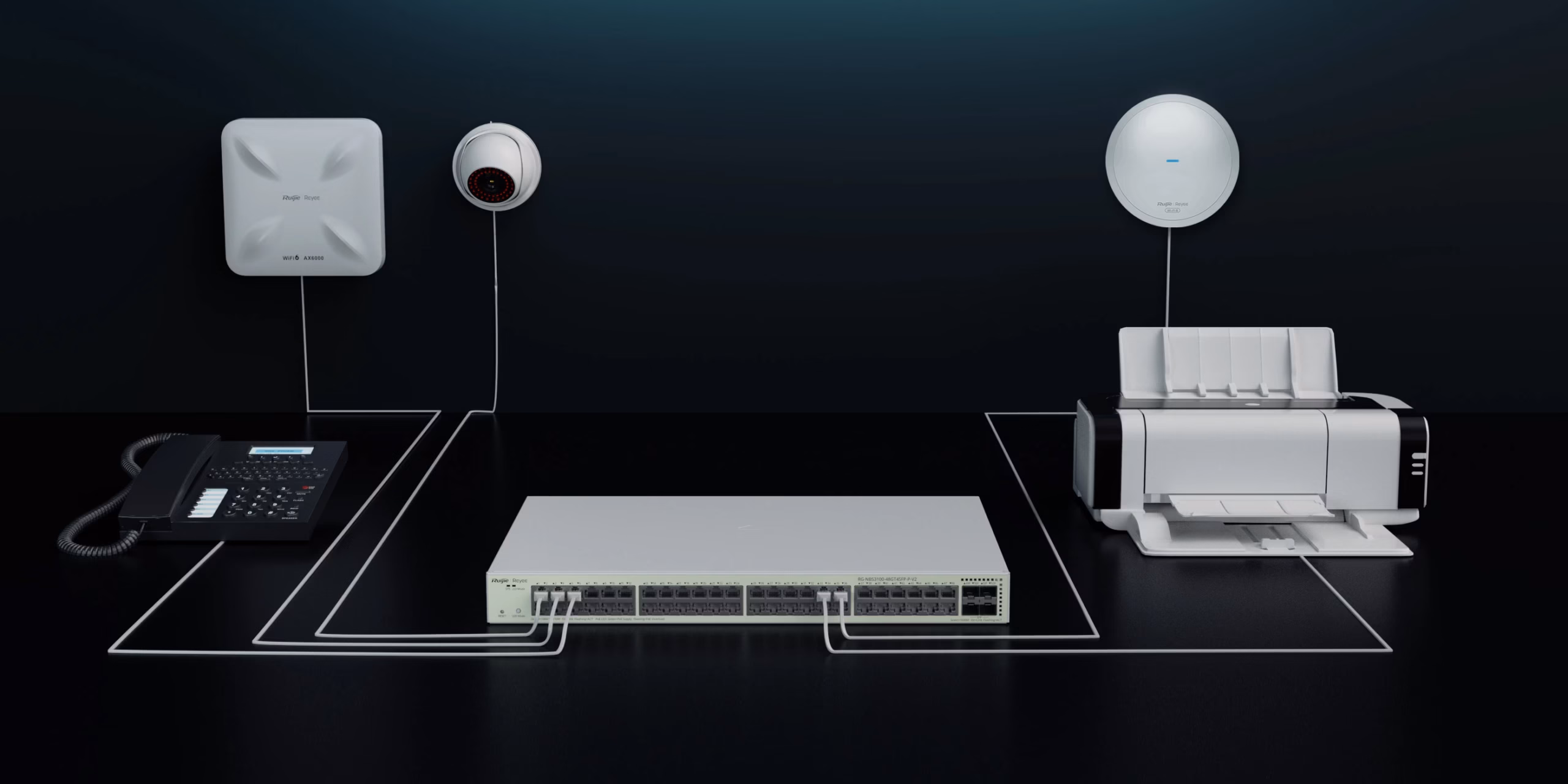 RG-NBS3200-48GT4XS-P-V2 PoE application scenarios marketing image